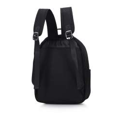 Damski plecak z nylonu mały, czarny, 94-4Y-112-1, Zdjęcie 1