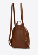 Women's faux leather backpack, brown-beige, 98-4Y-407-91, Photo 2