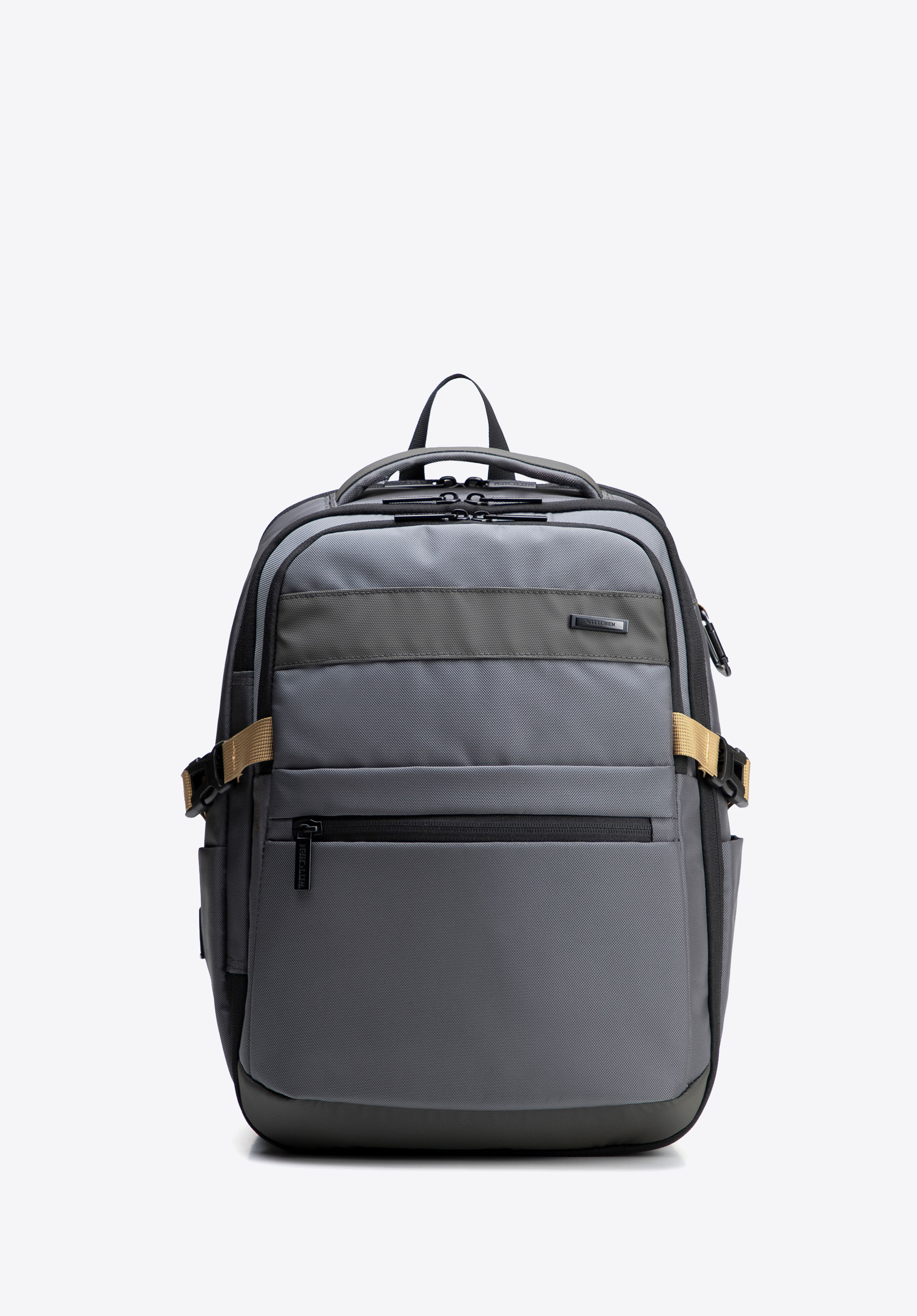 Plecak z kieszenią na laptopa 13”/14”, szary, 102-3P-802-8, Zdjęcie 1