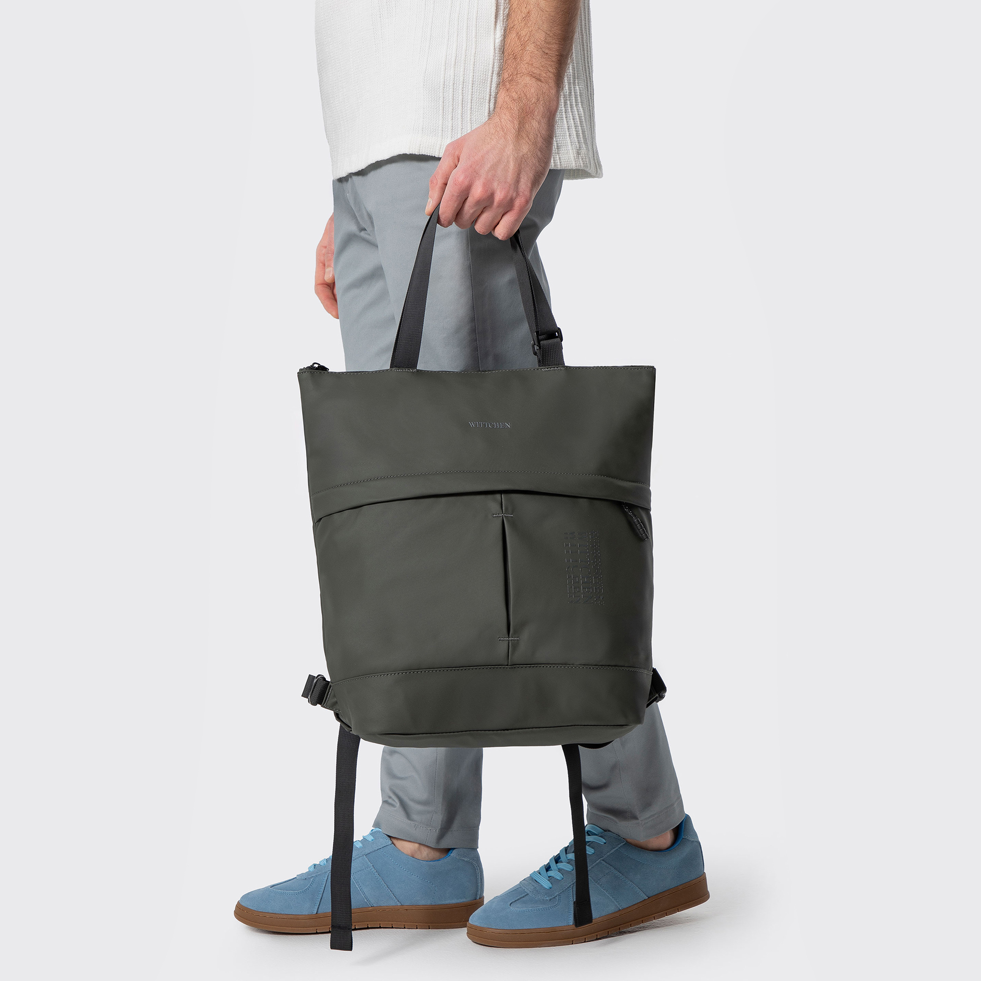 Pánsky ruksak 2v1 na notebook 15,6” s RFID ochranou 102-3P-806-8, Vyberte variant khaki