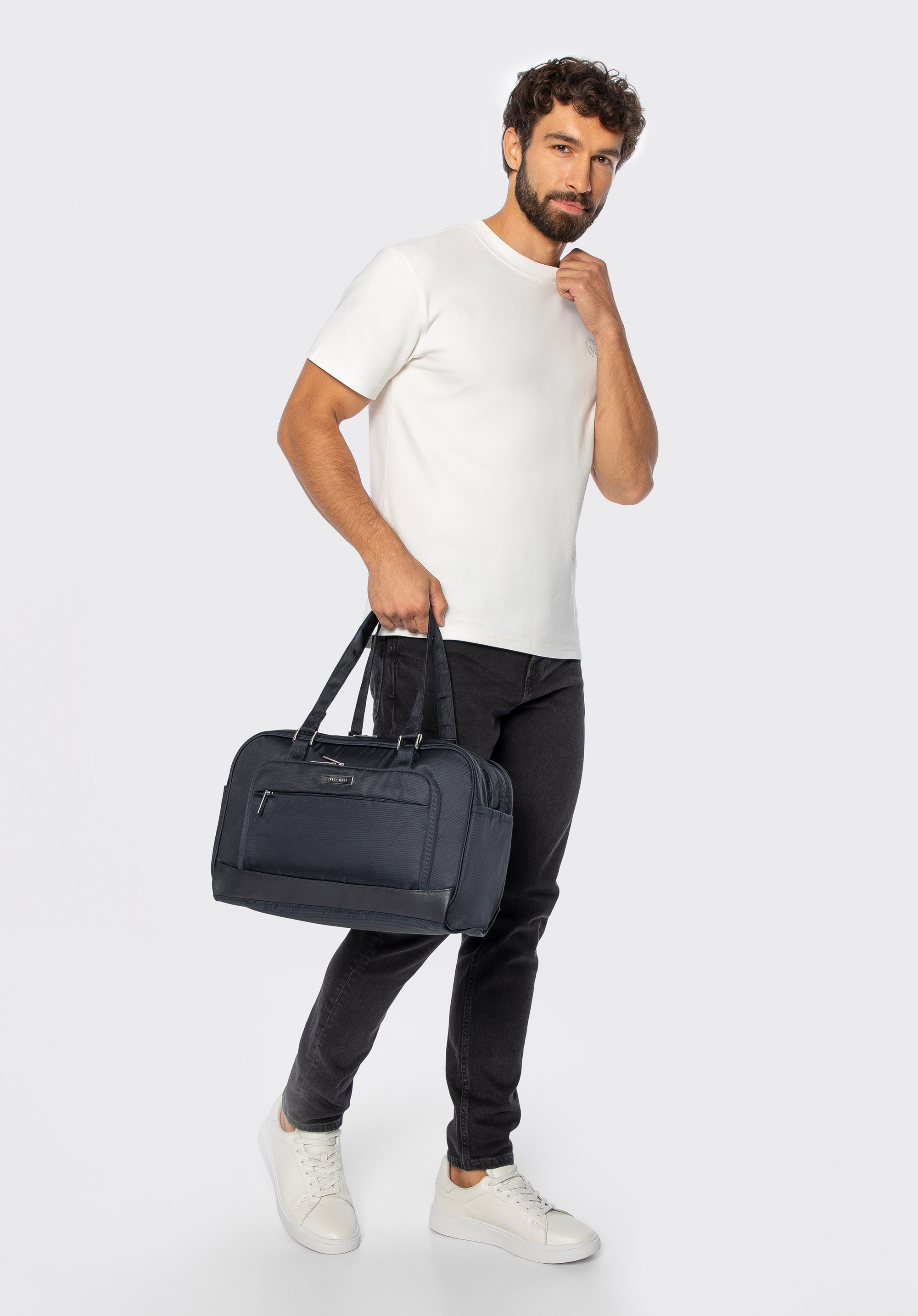 Multi-functional travel bag with space for a netbook, navy blue, 56-3S-705-90, Photo 1