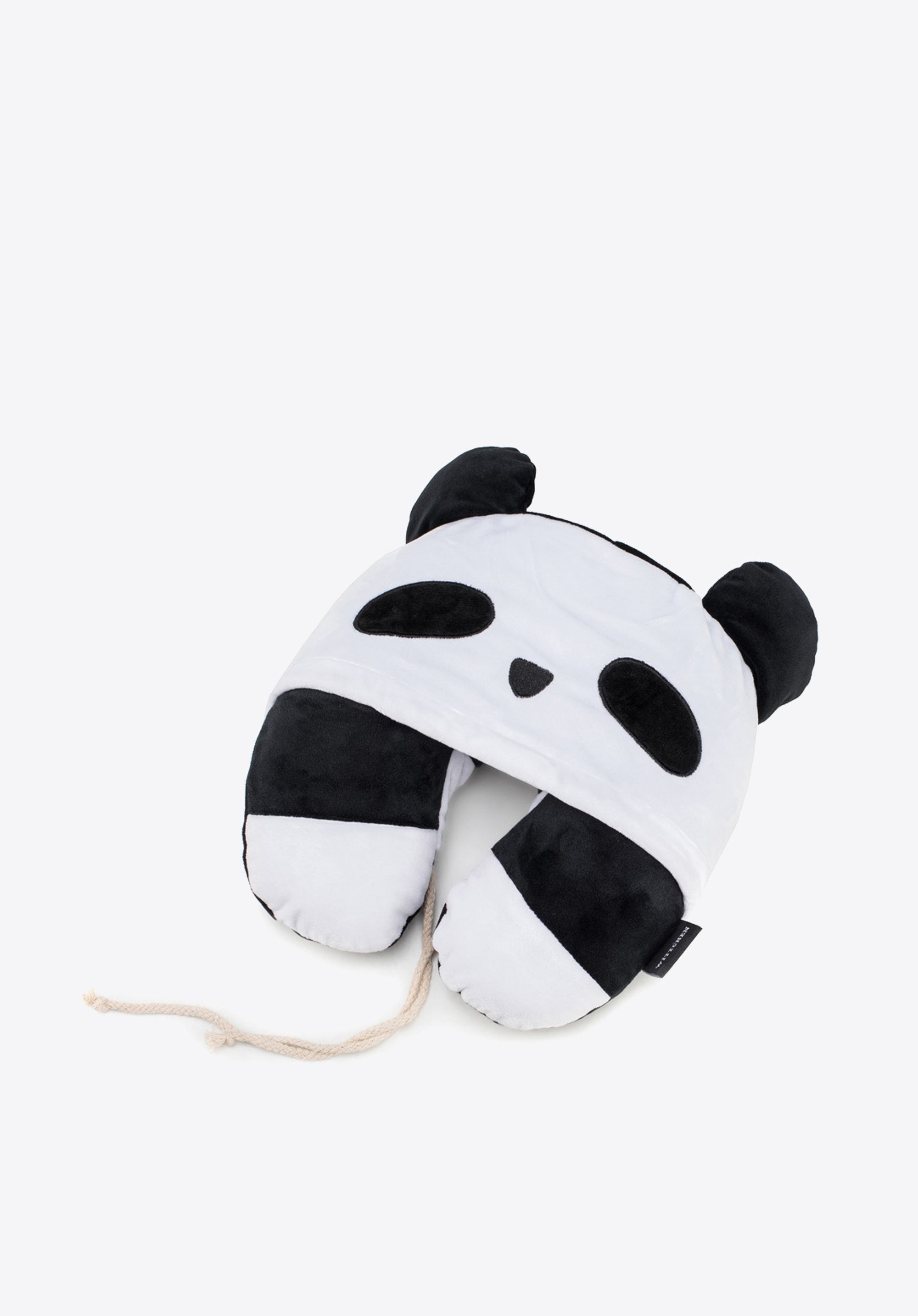Travel pillow, white-black, 56-30-041-E, Photo 1