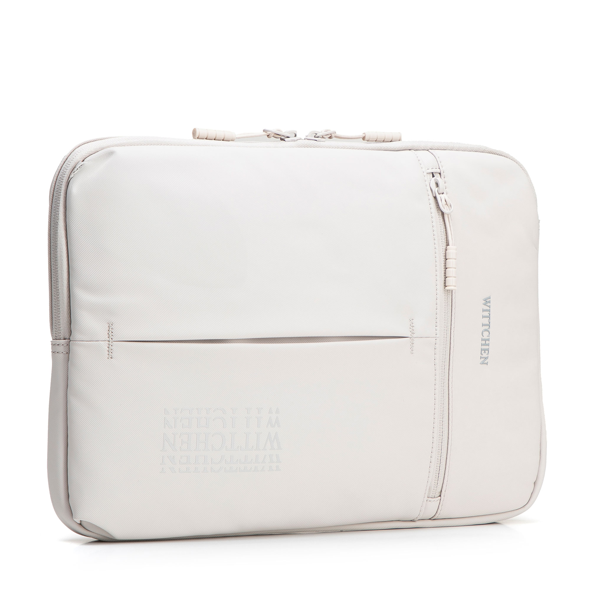 Puzdro na notebook 13"/14" z polyesteru zlomená biela 102-3P-808-0, Vyberte variant lomená biela