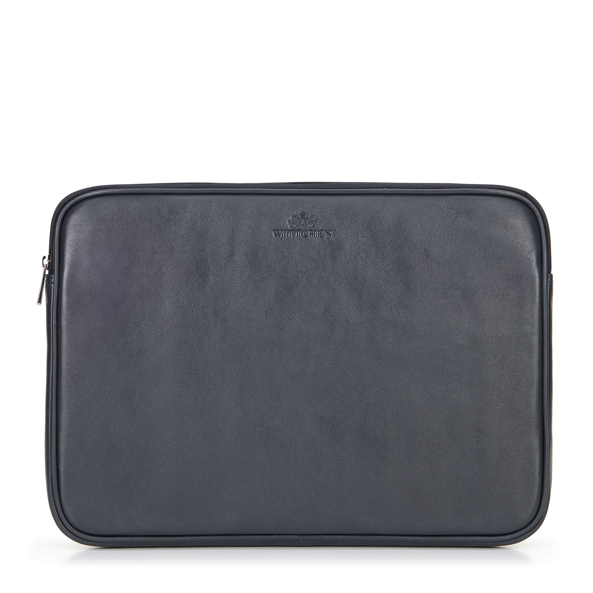 Puzdro na notebook 15,6” z pravej kože koža, tmavosivá 16-2-001-9