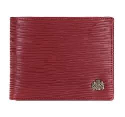 Damski portfel skórzany z fakturą średni, czerwony, 03-1-262-3, Zdjęcie 1