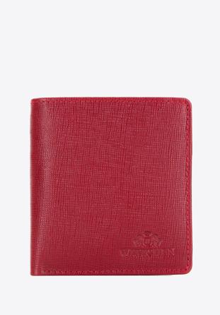 Skórzany portfel damski czerwony