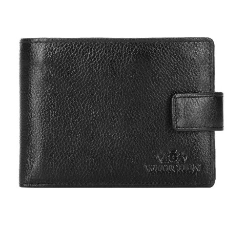 Чоловічий горизонтальний шкіряний гаманець 21-1-038-10L