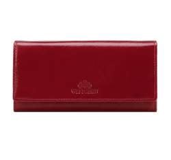 Damski portfel ze skóry naturalnej, czerwony, 21-1-052-L30, Zdjęcie 1
