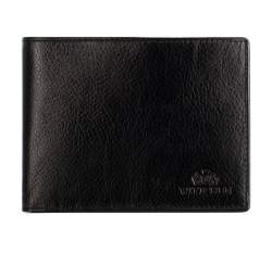 Men's leather tri-fold wallet, black, 21-1-262-10, Photo 1