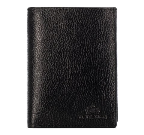 Чоловічий шкіряний гаманець середнього розміру 21-1-265-10