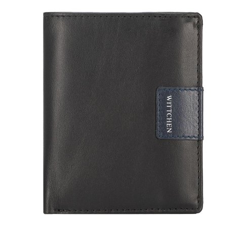 Шкіряний гаманець з логотипом 26-1-432-17