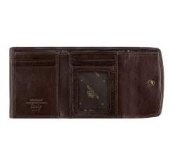 Męski portfel skórzany na dwa zatrzaski, brązowy, 21-2-018-44, Zdjęcie 1