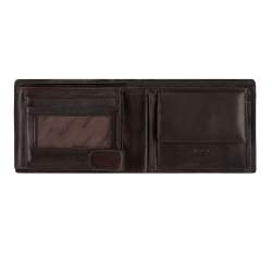 Męski portfel skórzany rozkładany, brązowy, 10-1-046-4, Zdjęcie 1