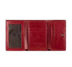 Damski portfel ze skóry na bigiel mały, czerwony, 21-1-053-30, Zdjęcie 1