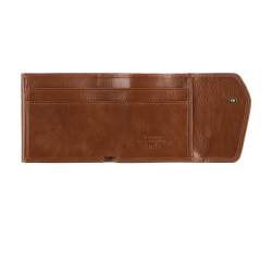 Męski portfel skórzany rozkładany, jasny brąz, 21-1-088-5, Zdjęcie 1