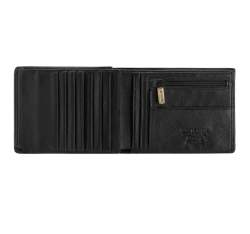 Męski portfel skórzany z dużą ilością przegródek, czarny, 02-1-262-1, Zdjęcie 1