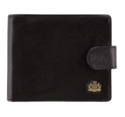Męski portfel ze skóry prosty, czarny, 10-1-120-1, Zdjęcie 1