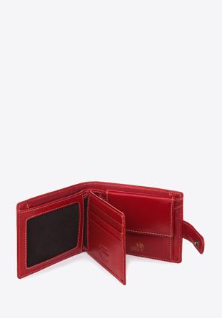 Medium-sized leather wallet, red, 14-1-115-L3, Photo 1