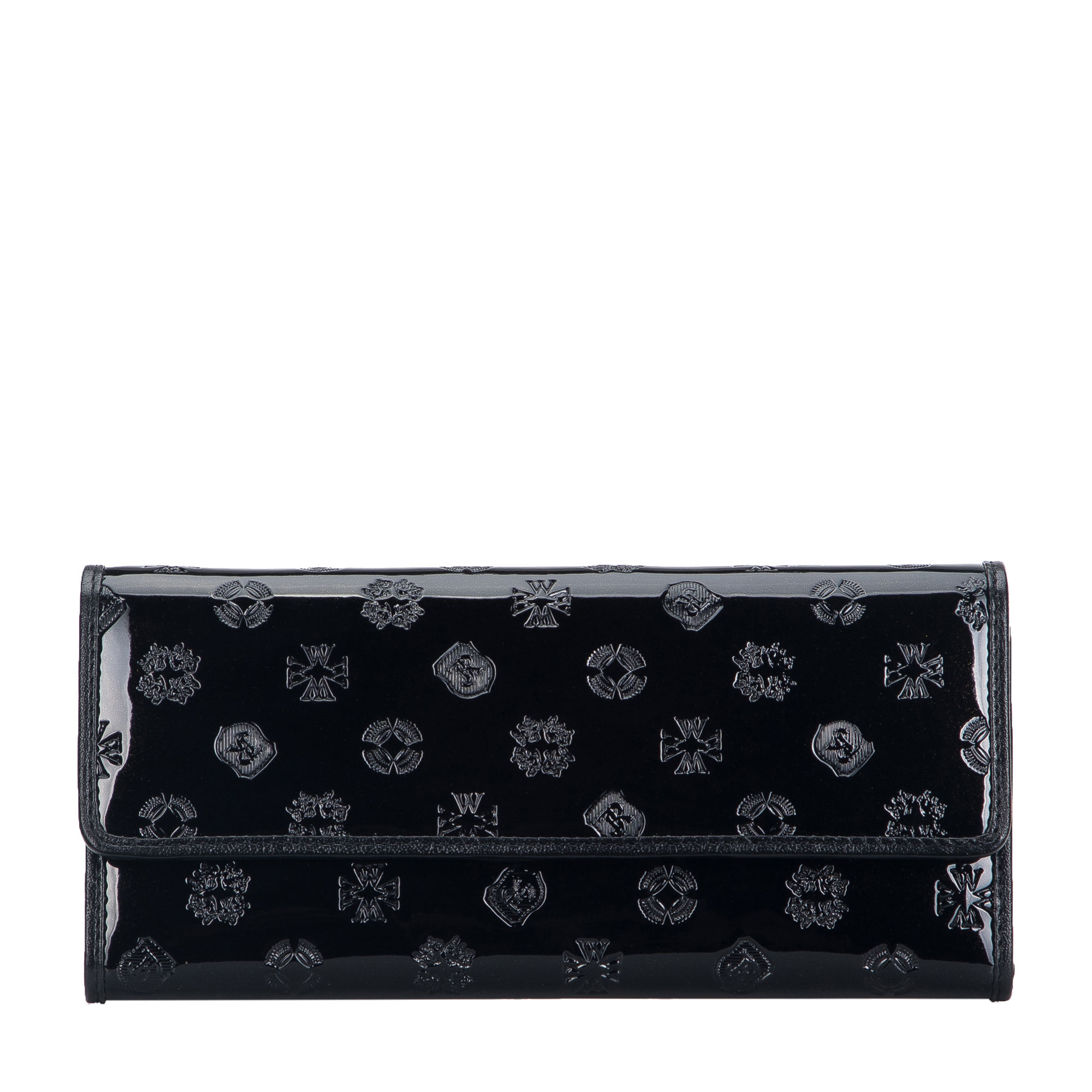 E-shop Dámska lakovaná peňaženka s monogramom 34-1-413-11