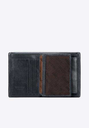 Classic leather wallet, dark navy blue, 26-1-446-N, Photo 1