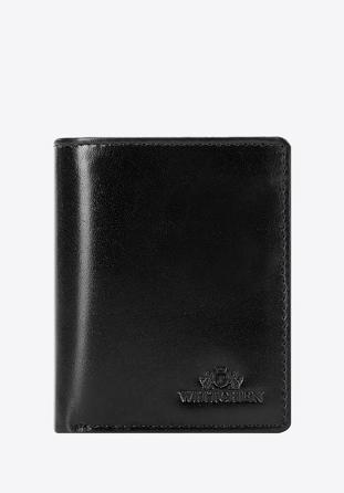 Leather RFID wallet with logo, black, 26-1-435-1, Photo 1