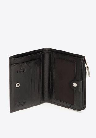 Unisex leather wallet, black, 21-1-445-1, Photo 1