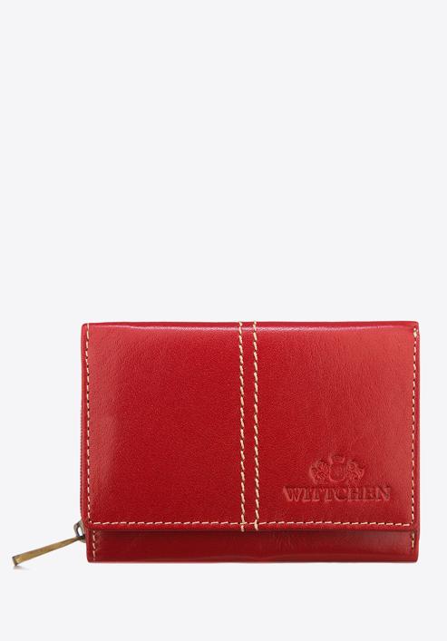 Women's leather purse, red, 14-1-121-L1, Photo 1