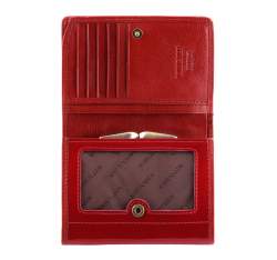 Damski portfel ze skóry lakierowany średni, czerwony, 25-1-070-3, Zdjęcie 1