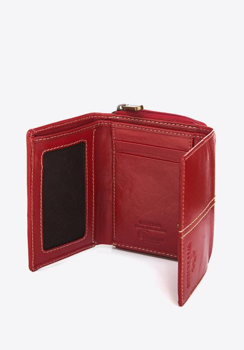 Women's leather purse, red, 14-1-121-L1, Photo 3