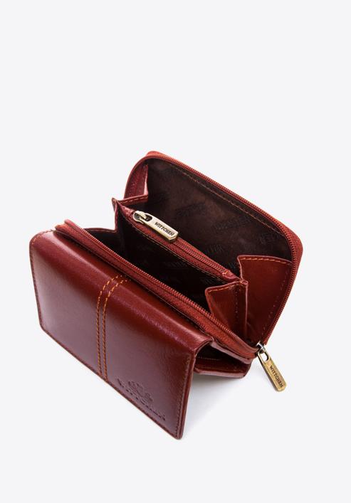 Women's leather purse, brown, 14-1-121-L1, Photo 3
