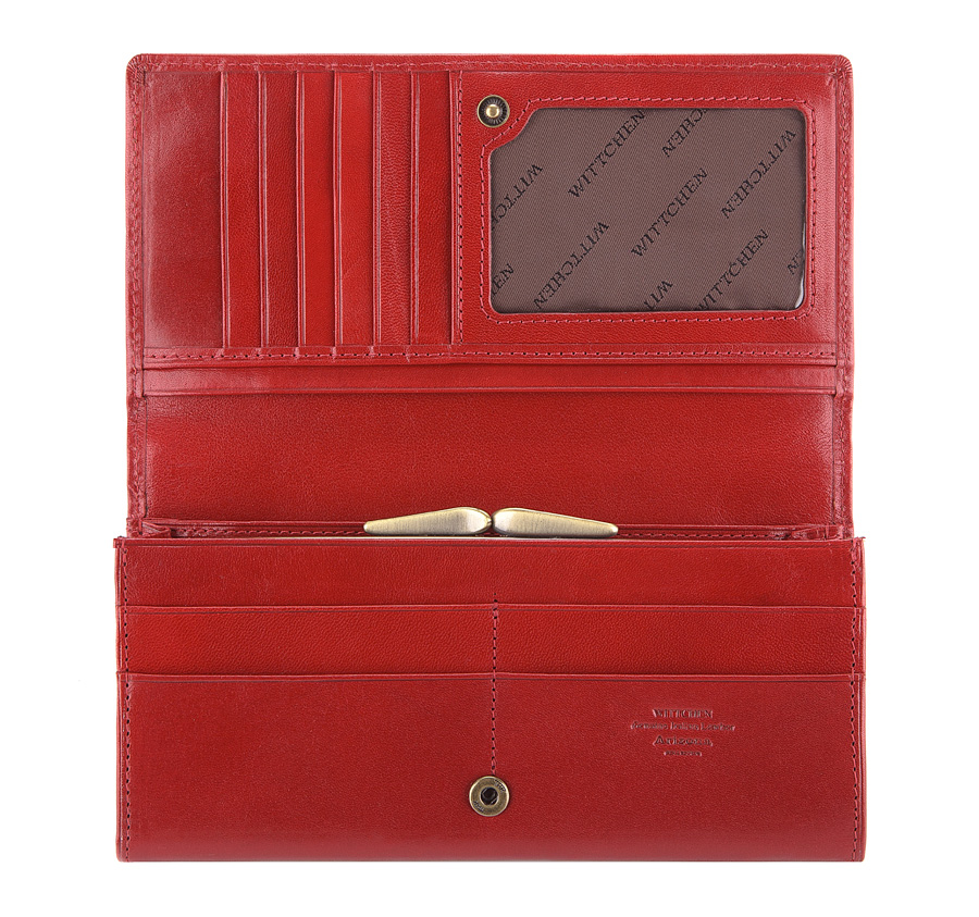 Červená luxusná peňaženka z kolekcie 11
