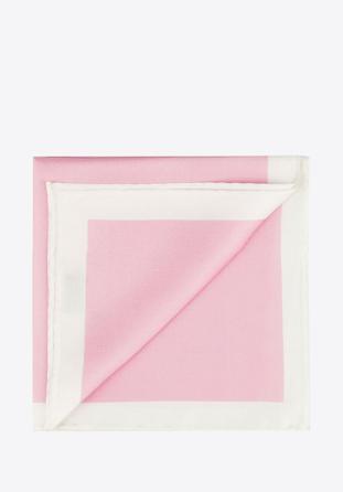 MEN'S POCKET SQUARE, light pink, 87-7P-001-P, Photo 1