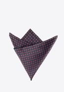 Pocket square, navy blue-red, 89-7P-001-X3, Photo 2