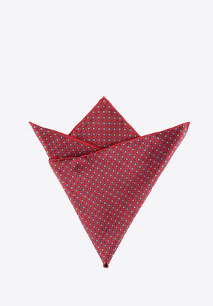 Pocket square, red-navy blue, 89-7P-001-X5, Photo 1