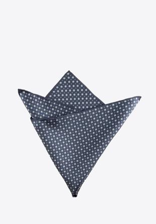 Pocket square, navy blue-white, 89-7P-001-X6, Photo 1