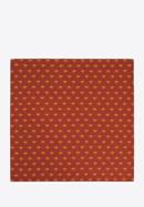 Patterned silk pocket square, red-yellow, 96-7P-001-X1, Photo 3