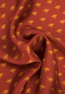 Patterned silk pocket square, red-yellow, 96-7P-001-X1, Photo 5
