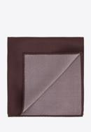 Silk pocket square, brown, 96-7P-001-0, Photo 1