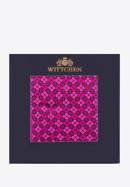 Patterned silk pocket square, pink, 97-7P-001-X2, Photo 4