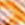 бежево - помаранчевий - Кишенькова хустка з шовку з малюнком велика - 92-7P-001-X4
