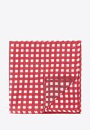 Silk pocket square, red-white, 92-7P-001-X7, Photo 1
