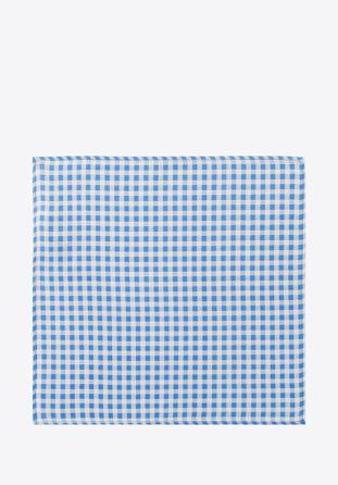 Silk pocket square, blue-yellow, 92-7P-001-X8, Photo 1