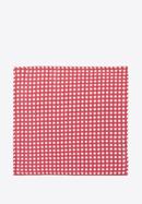 Silk pocket square, red-white, 92-7P-001-X7, Photo 3