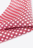 Silk pocket square, red-white, 92-7P-001-X7, Photo 4