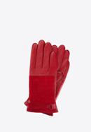 Rękawiczki damskie, czerwony, 39-6-521-1-X, Zdjęcie 1