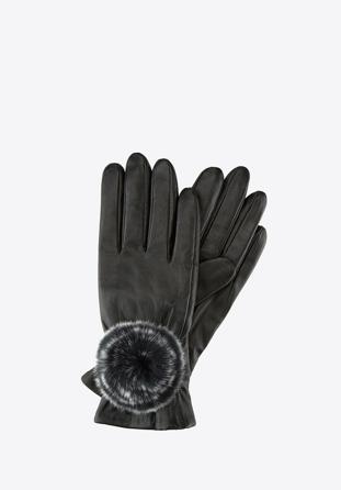 Rękawiczki damskie, czarny, 39-6-522-1-M, Zdjęcie 1