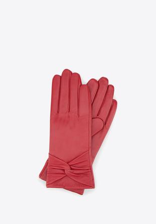 Rękawiczki damskie, czerwony, 39-6-572-2T-M, Zdjęcie 1