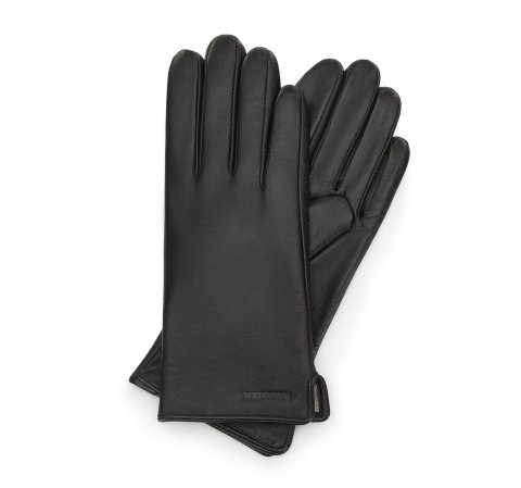 Жіночі рукавички з гладкої шкіри 44-6A-003-1