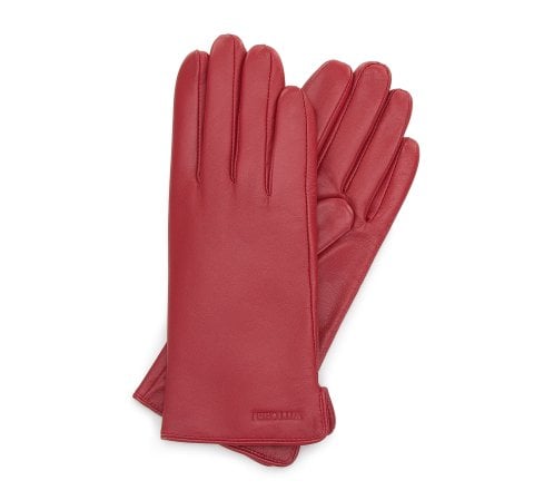 Жіночі рукавички з гладкої шкіри 44-6A-003-2