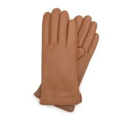Women's leather gloves, brown, 44-6A-003-5-M, Photo 1